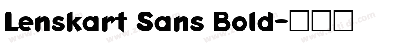 Lenskart Sans Bold字体转换